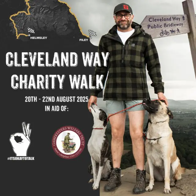 Simon Whitehead: The Cleveland Way Charity Walk