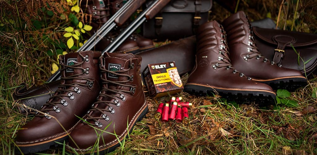 Leather deals shooting boots